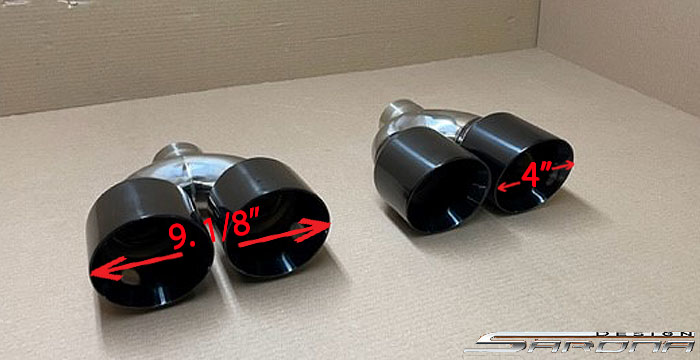 Custom Universal All  All Styles Exhaust Tips (1965 - 2024) - $490.00 (Part #UV-002-ET)